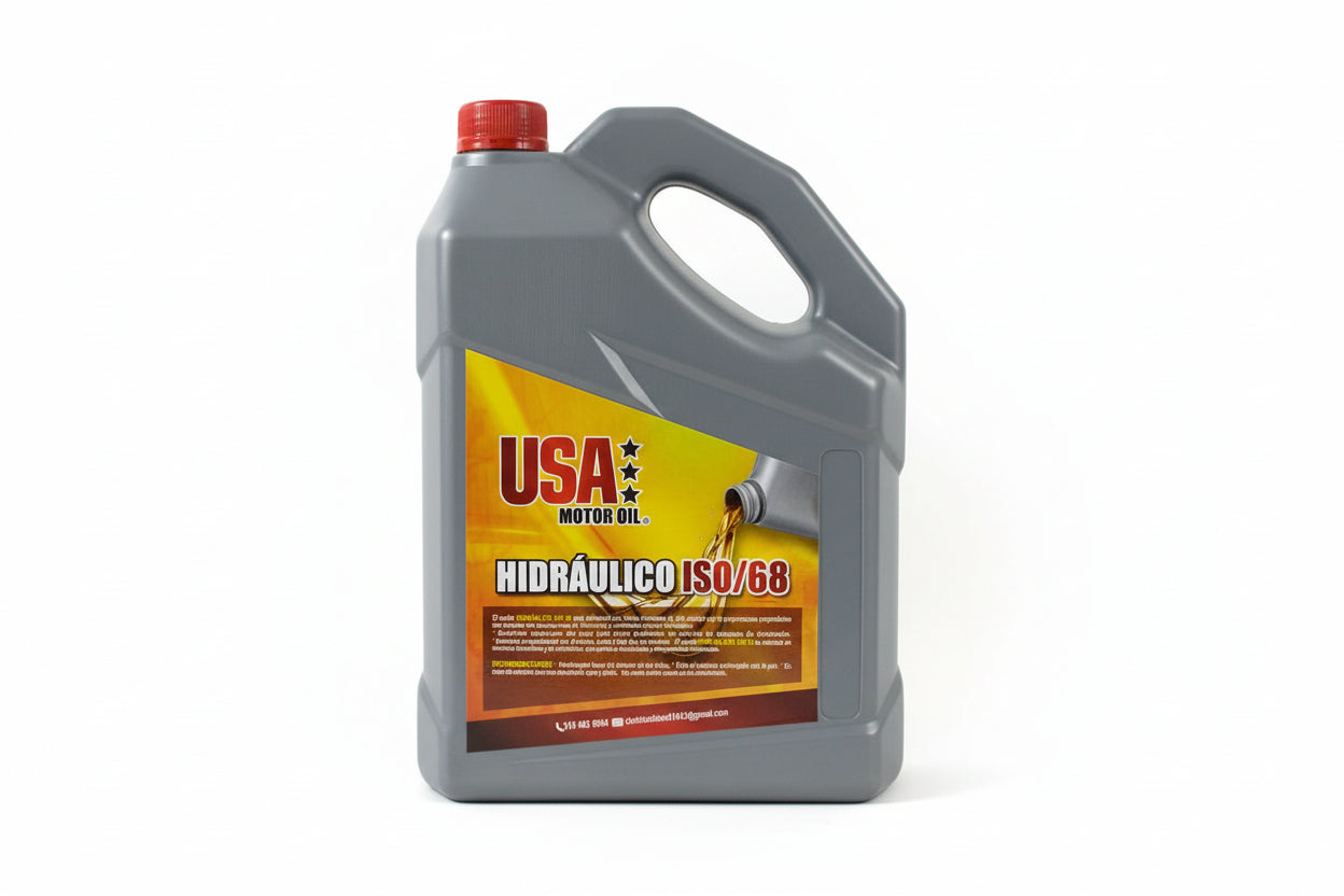 USA MOTOR OIL HID ISO 68 AMBAR GALON (6 galones)