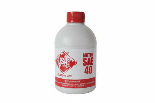 USA MOTOR OIL SAE 40 CUARTO (24 cuartos)