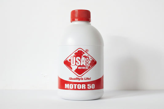 USA MOTOR OIL SAE 50 CUARTO GOTA (12 cuartos)